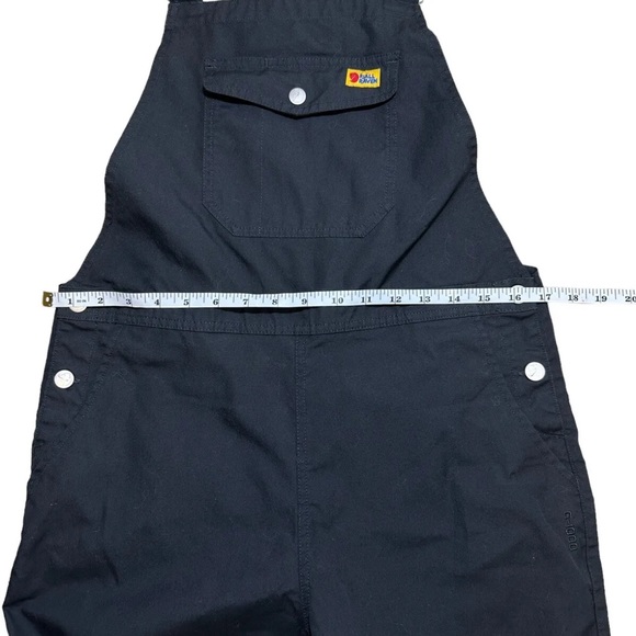 Fjallraven Womens Vardag Dungaree Trousers Black S Overalls Light stretch - Picture 7 of 10